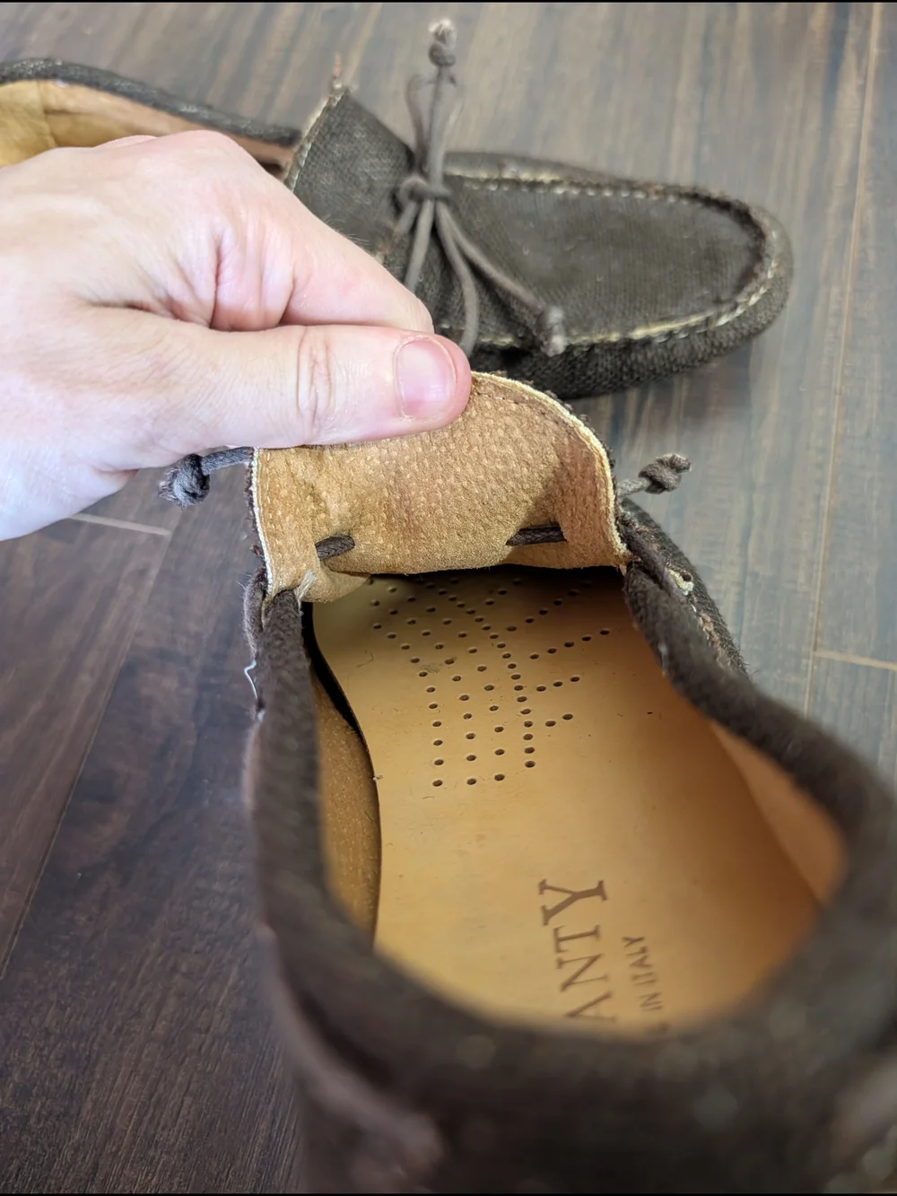 McKanty Made In Italy Woven Straw/Hemp Moc Toe Boat Shoes Loafers IT 40